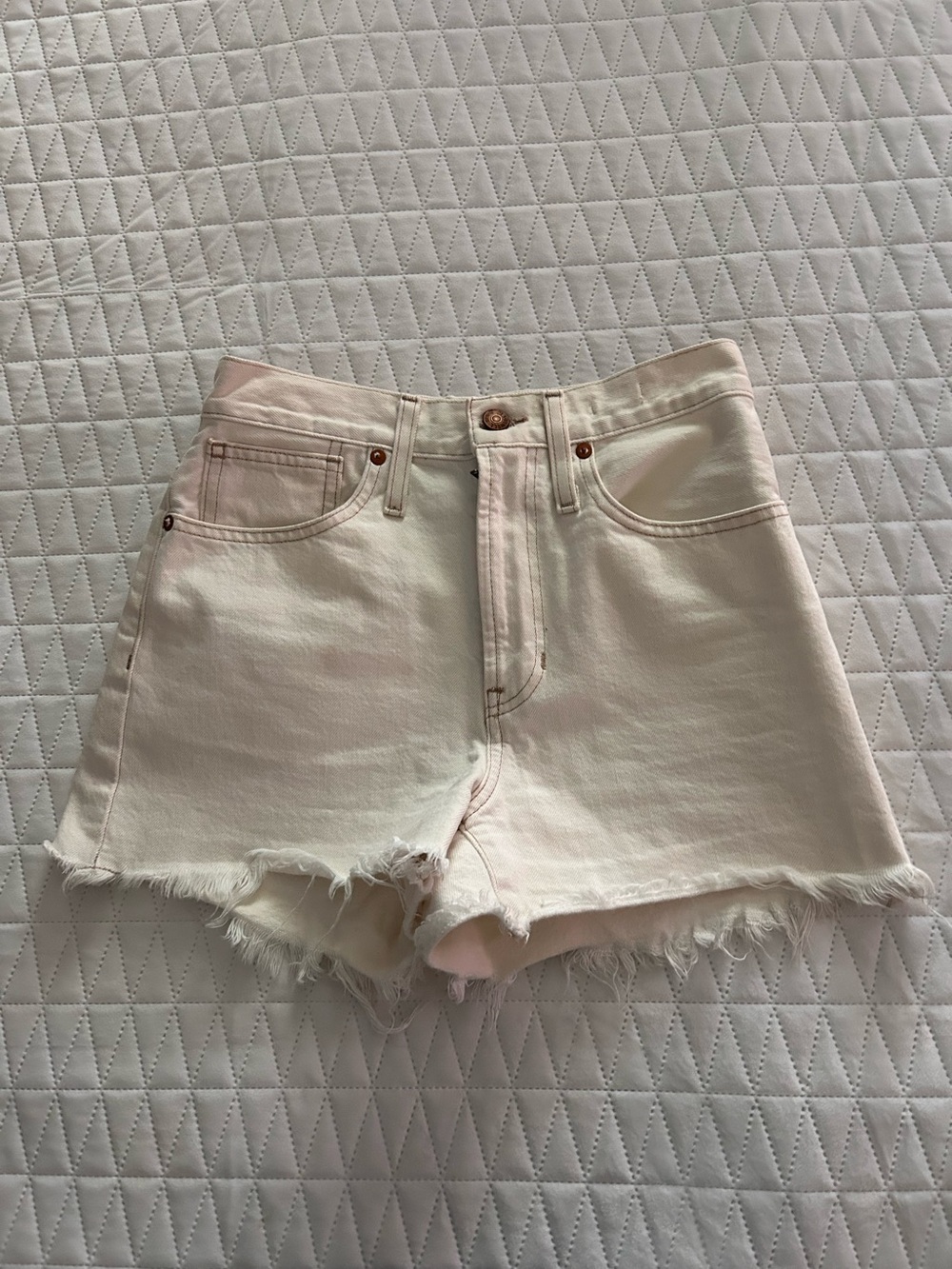 MADEWELL PERFECT HIGH WAIST JEAN SHORTS